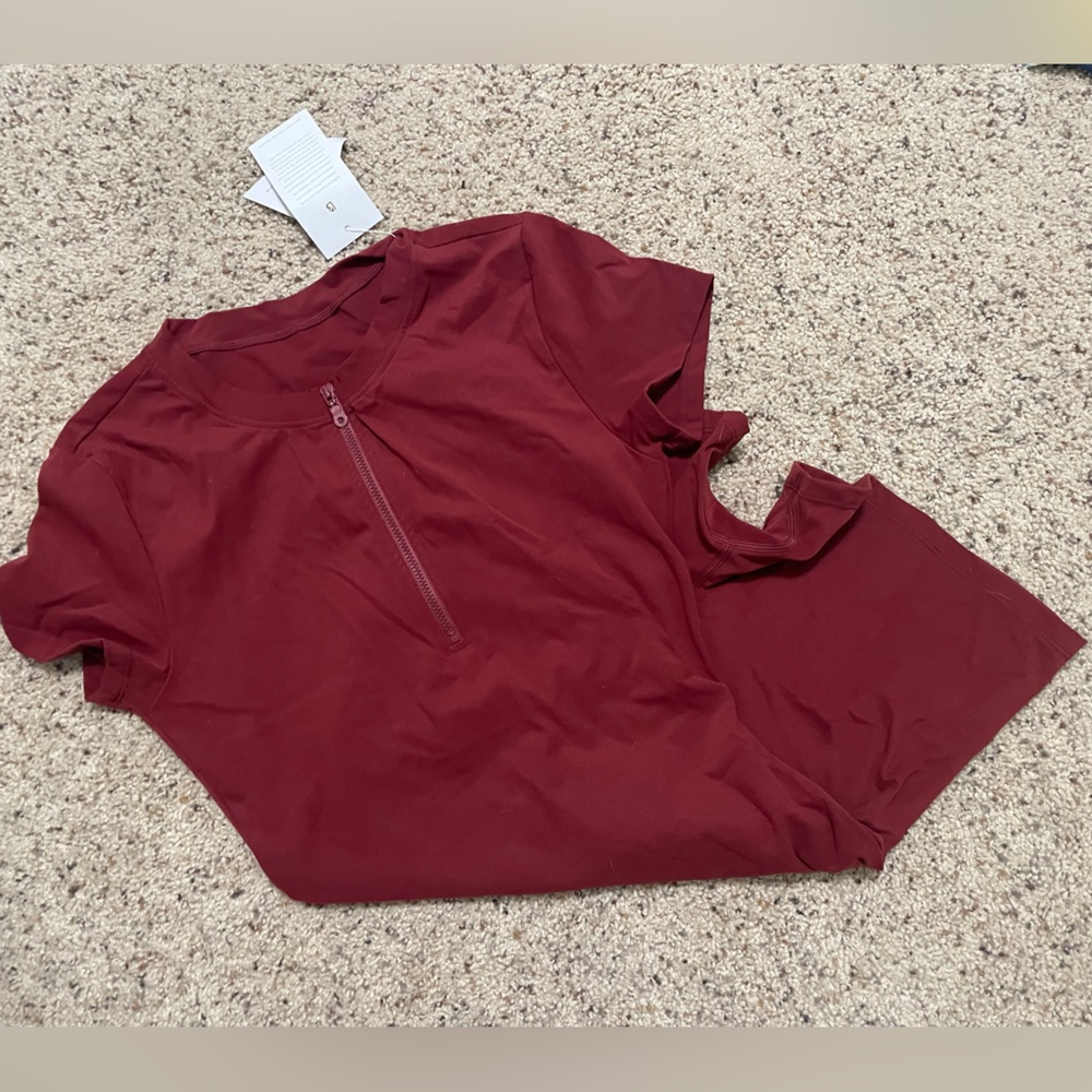 BuffBunny Large Red Geo Bodysuit